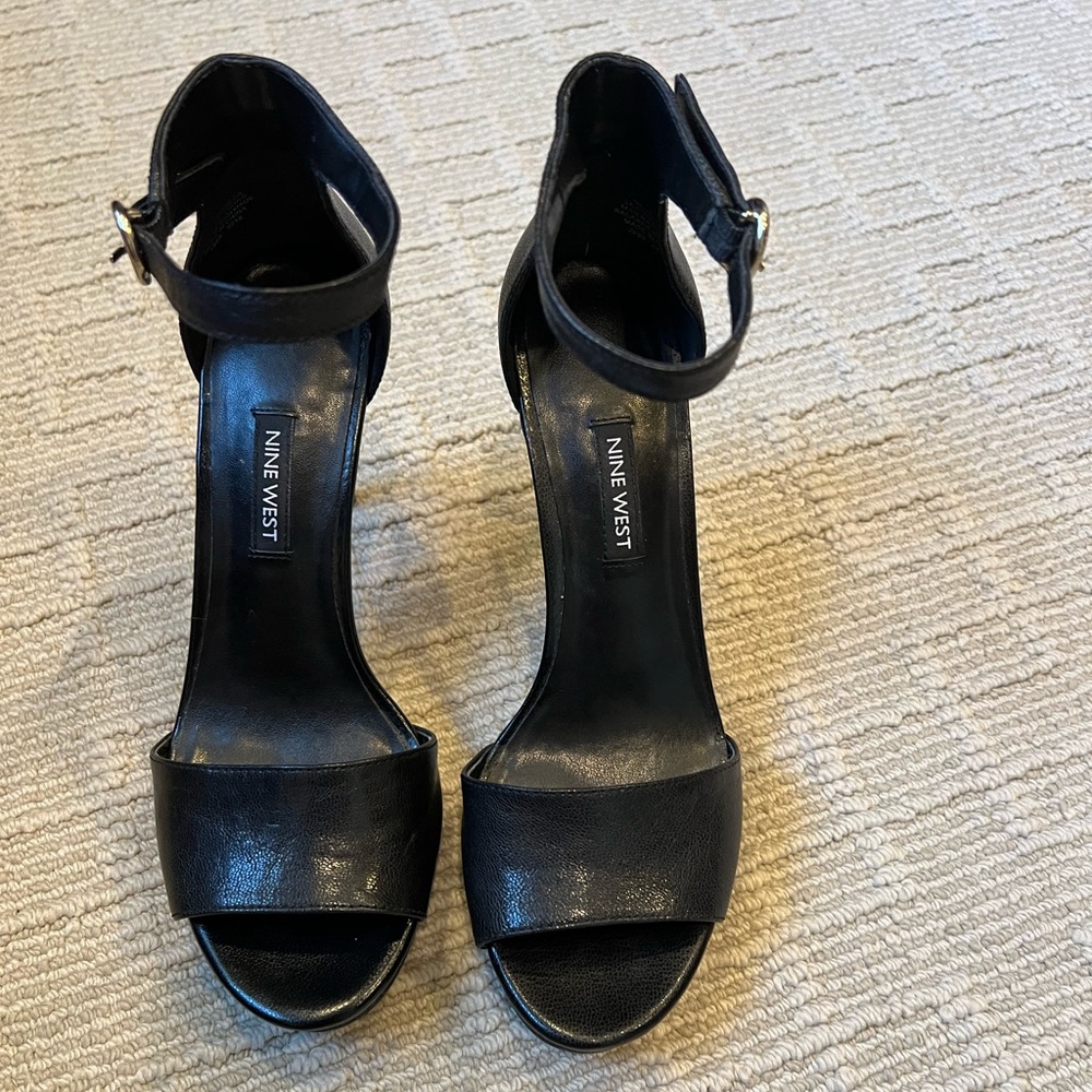 Nine West leather platform sandals